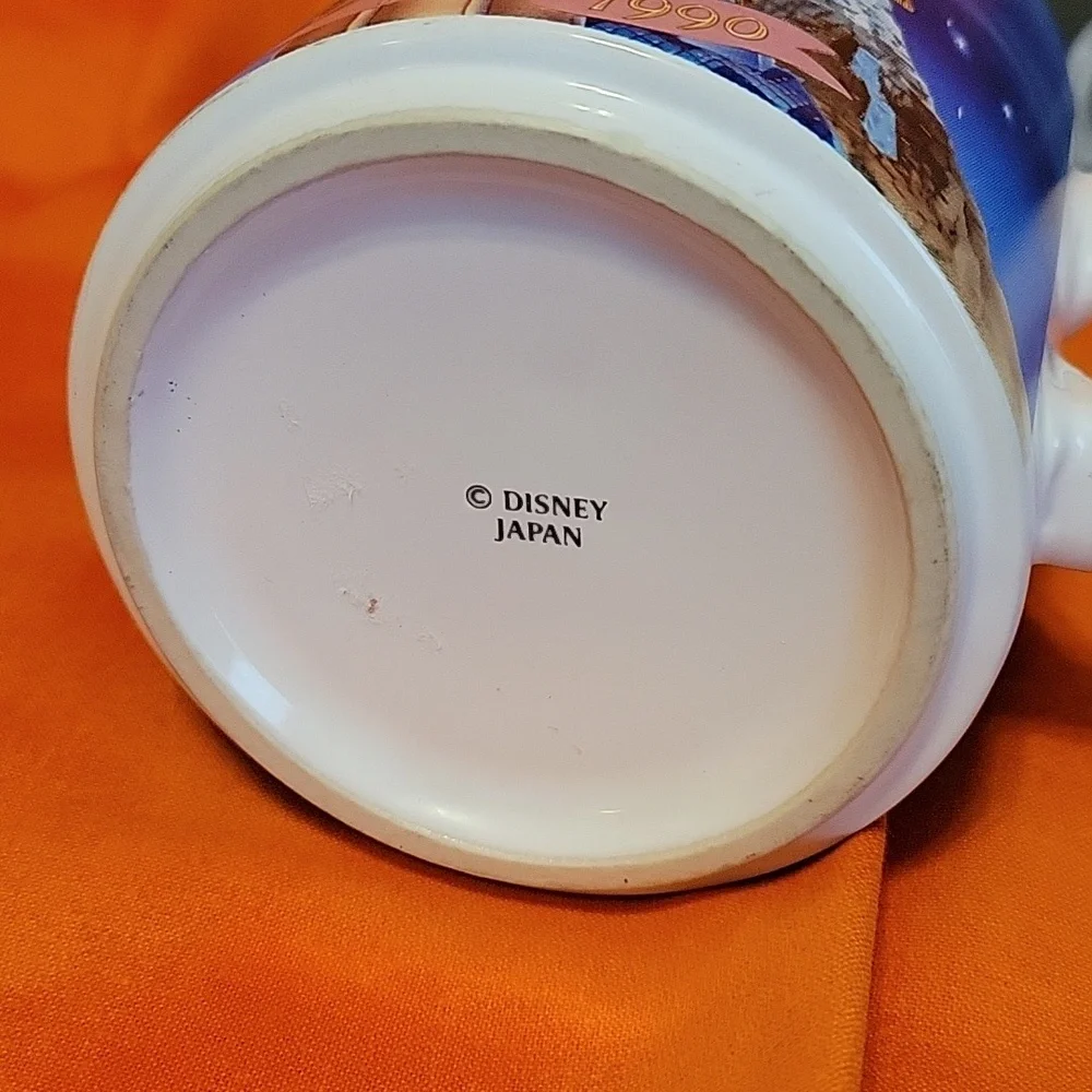 Disneyland Mug 35 Years of Magic Vintage Mickey Minnie Donald Goofy